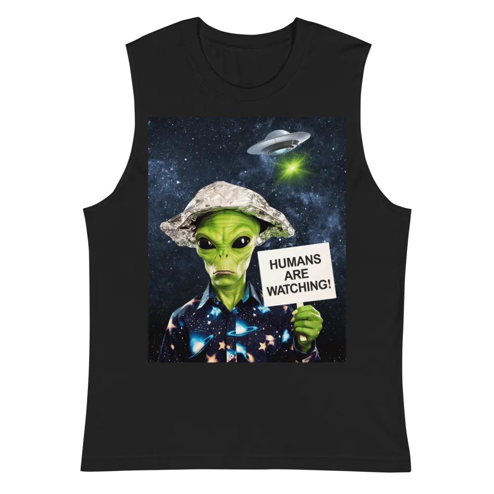 Galactic Warning Muscle Tank Bella+Canvas (Men's) product image (2)