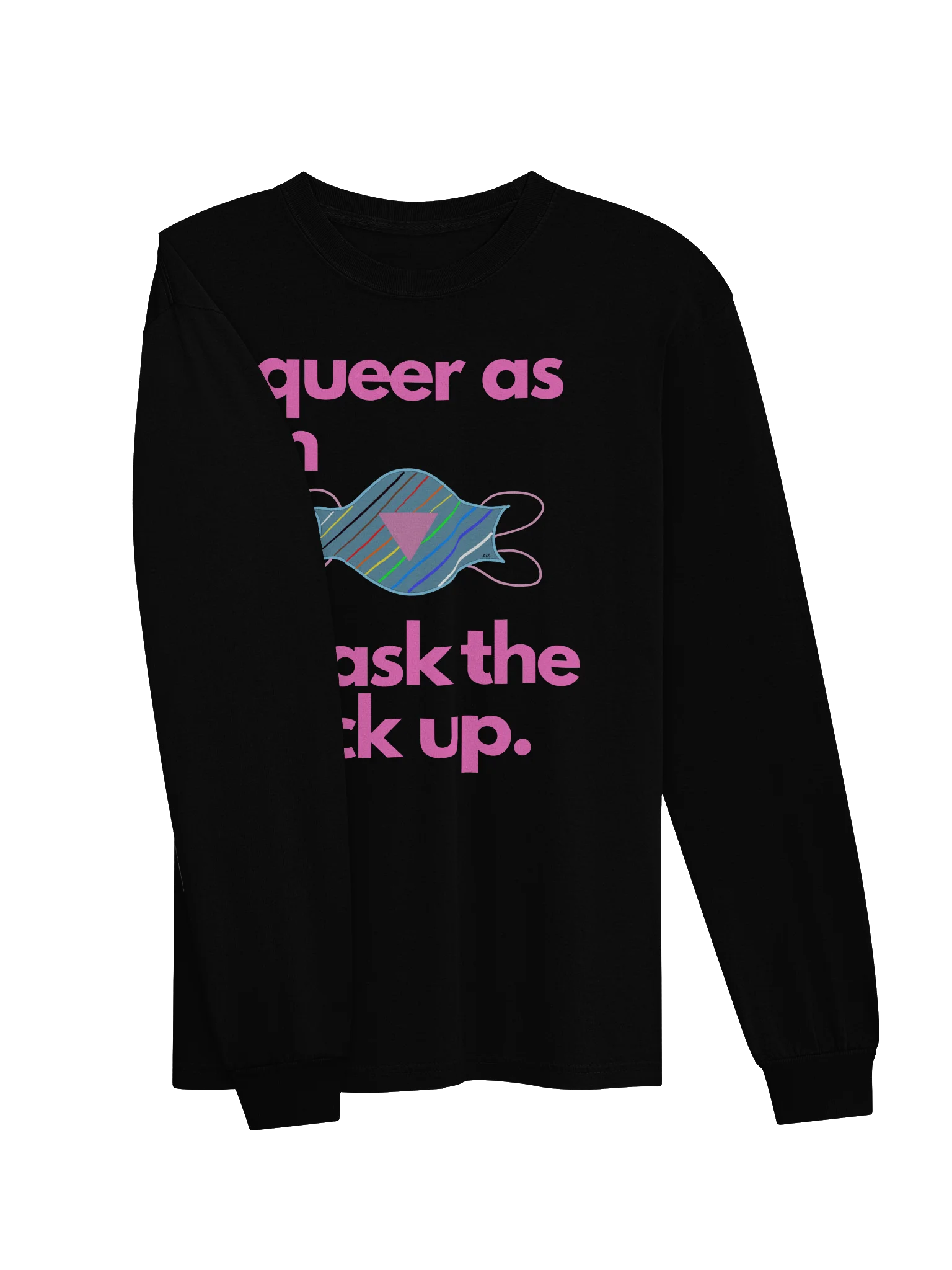 Queer As In Mask TF Up long sleeve tee product image (15)