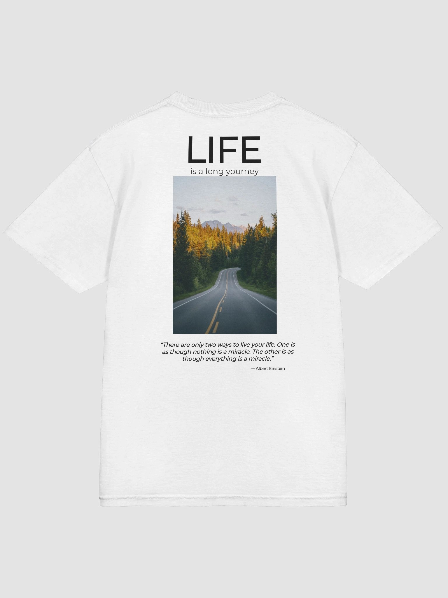 sketch. Albert Einstein Life Quote tee product image (4)