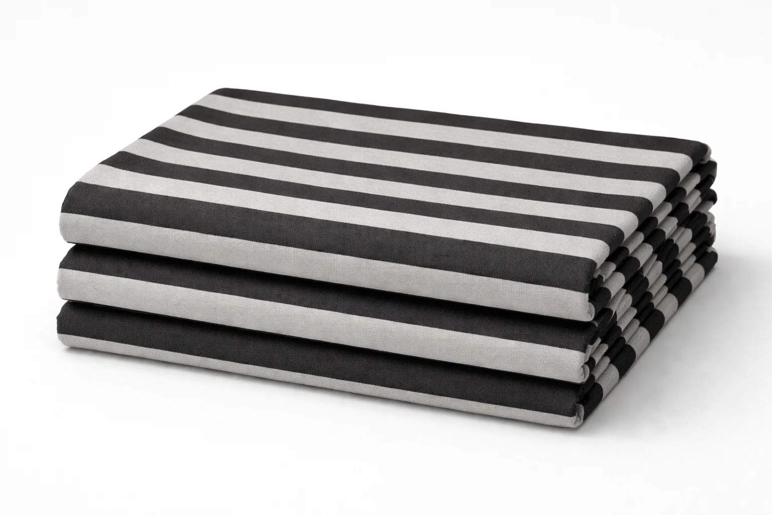 Black & Gray Stripe DBP Fabric product image (1)