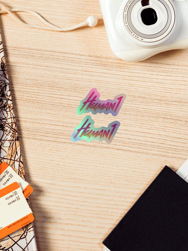 Human1 Gradient || Holo Kiss Cut Stickers product image (2)