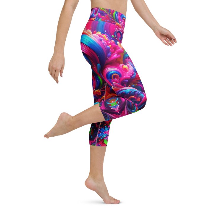 Swirling Energy Yoga Capri Leggings product image (1)
