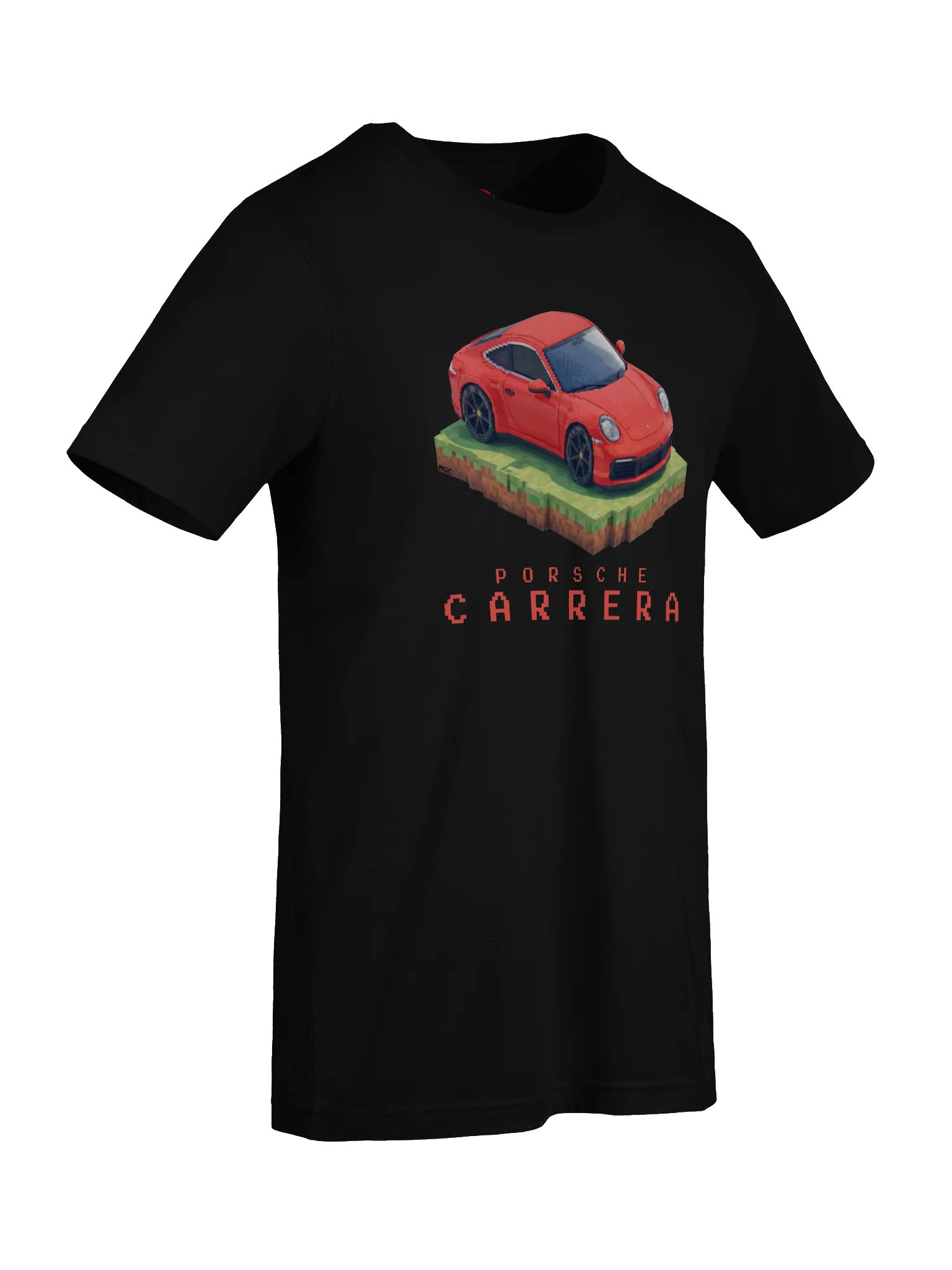 Red Porsche 911 Carrera Shirt (Pixel, Retro, Minecraft) product image (76)
