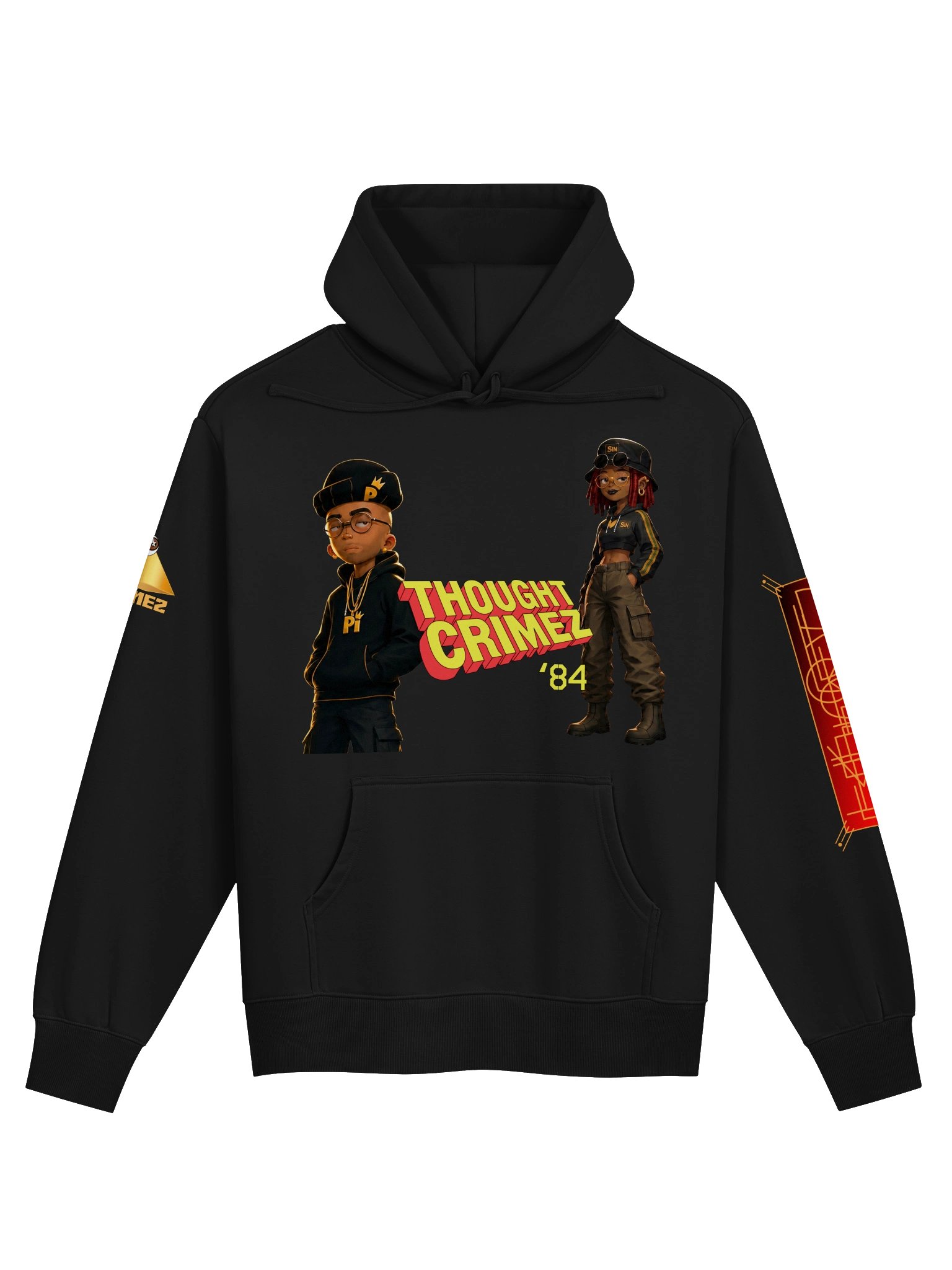 Thought Crimez 84 Streetwear Poster Hoodie product image (2)