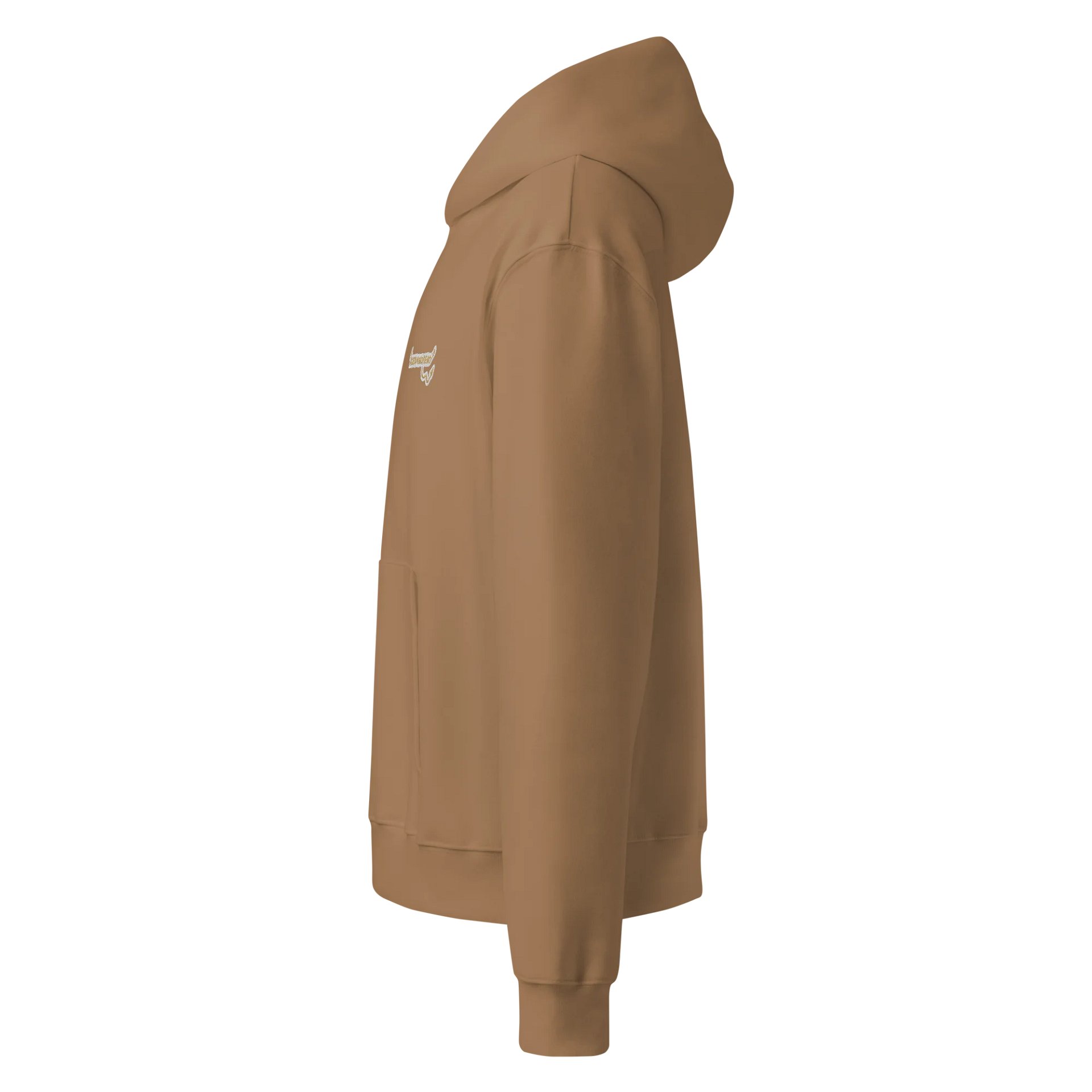 ACETAMINOFIEND hand written l.c. gold embroidered slouchy hoodie product image (3)