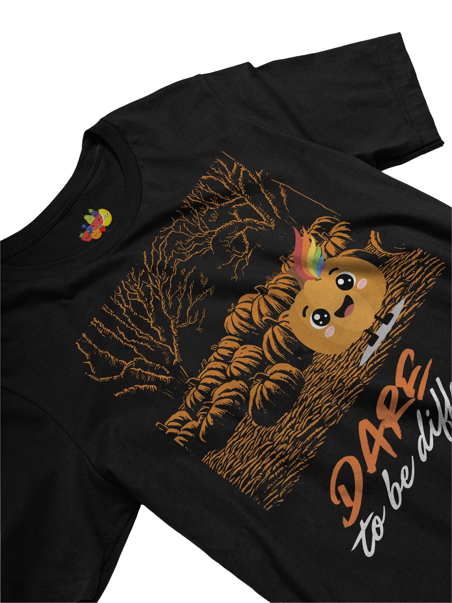 Dare to be Different Pride Pumpkin Tee (Unisex) product image (3)