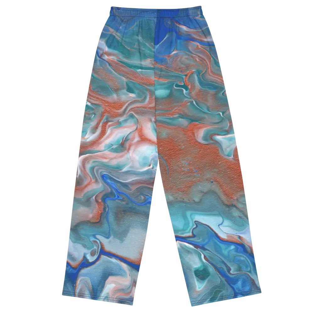 Metallic Orange Fluid Acrylic Pants product image (3)