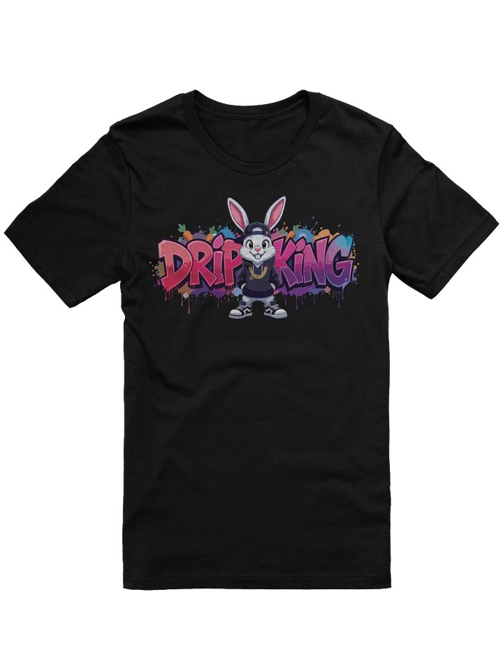 Drip King Rabbit Graphic Tee - Unisex T-Shirt – Premium Printed T-Shirt for Everyday Casual & Streetwear product image (1)