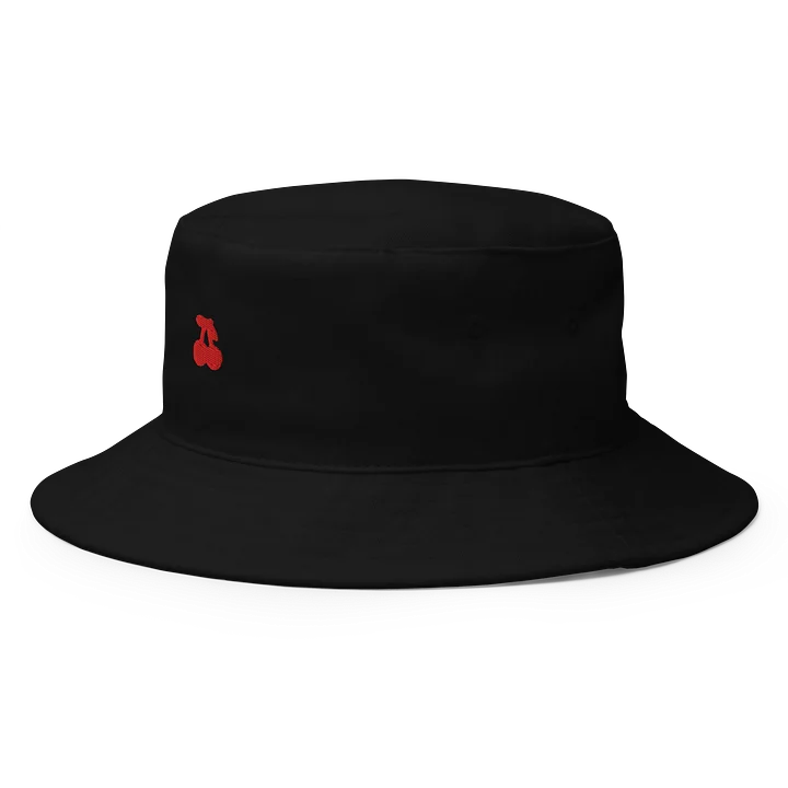 red cherry puff print bucket hat product image (2)