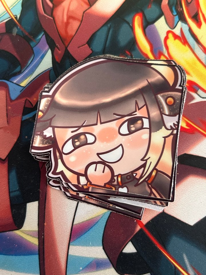 Glossy Heh Dusky Sticker product image (1)