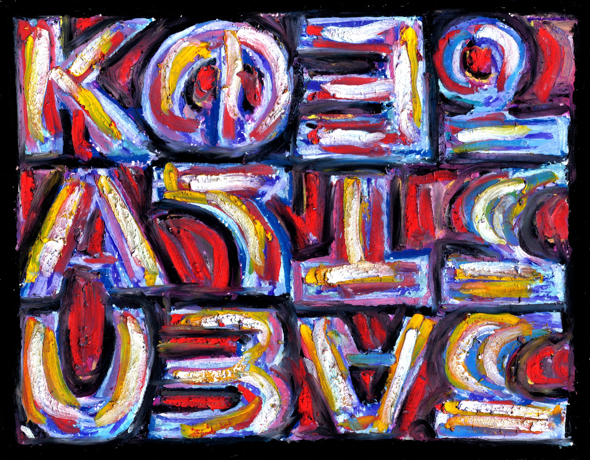 Keep Art Human - Print of Oil Pastel Artwork product image (5)
