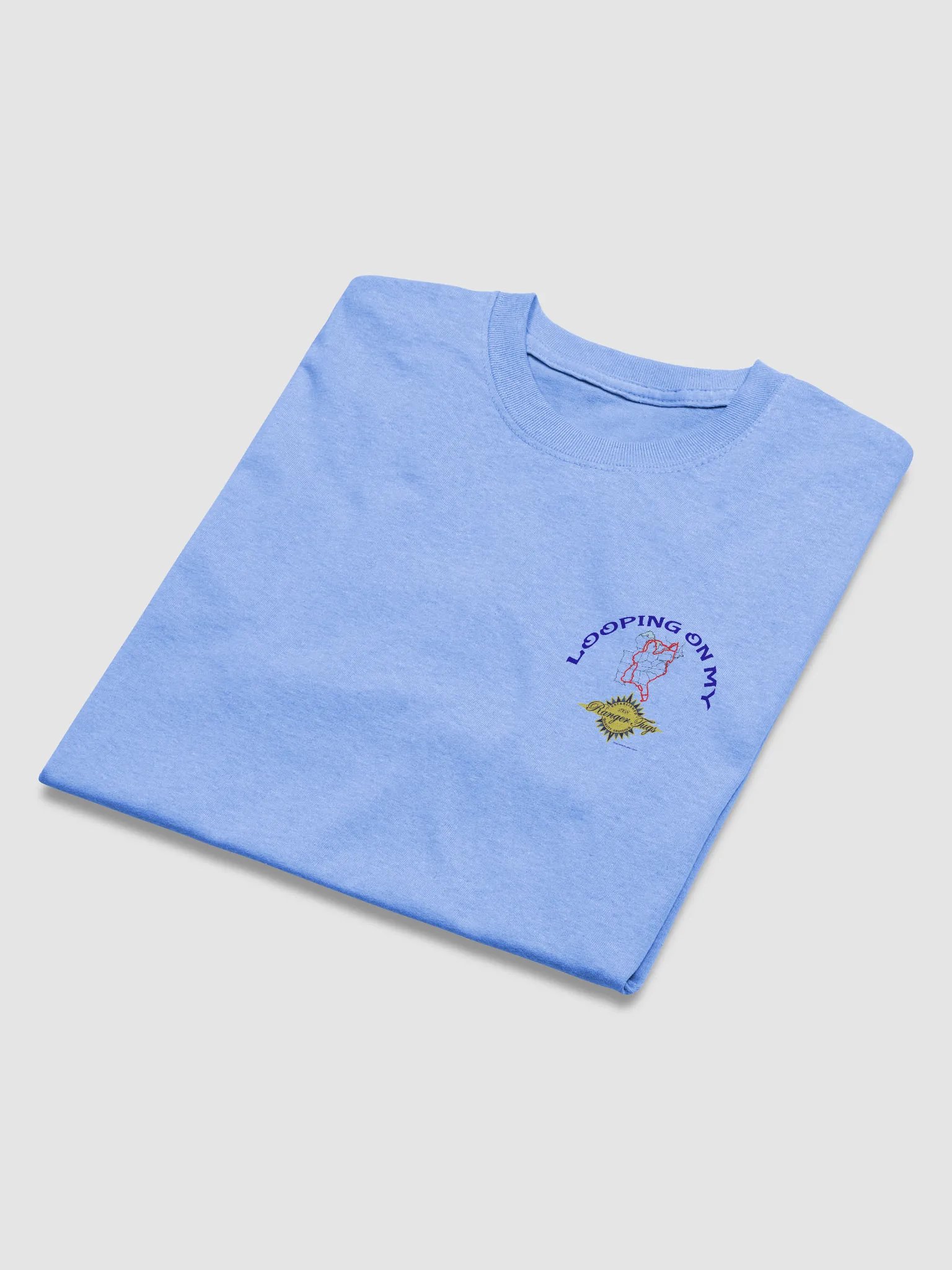 Looping On My Ranger Tug - T-Shirt - Light Shirt w/Blue Logo product image (3)