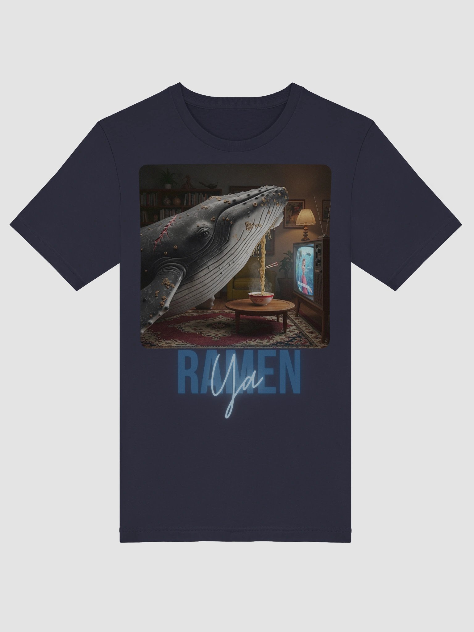 Surreal RamenYa Whale T-Shirt product image (5)