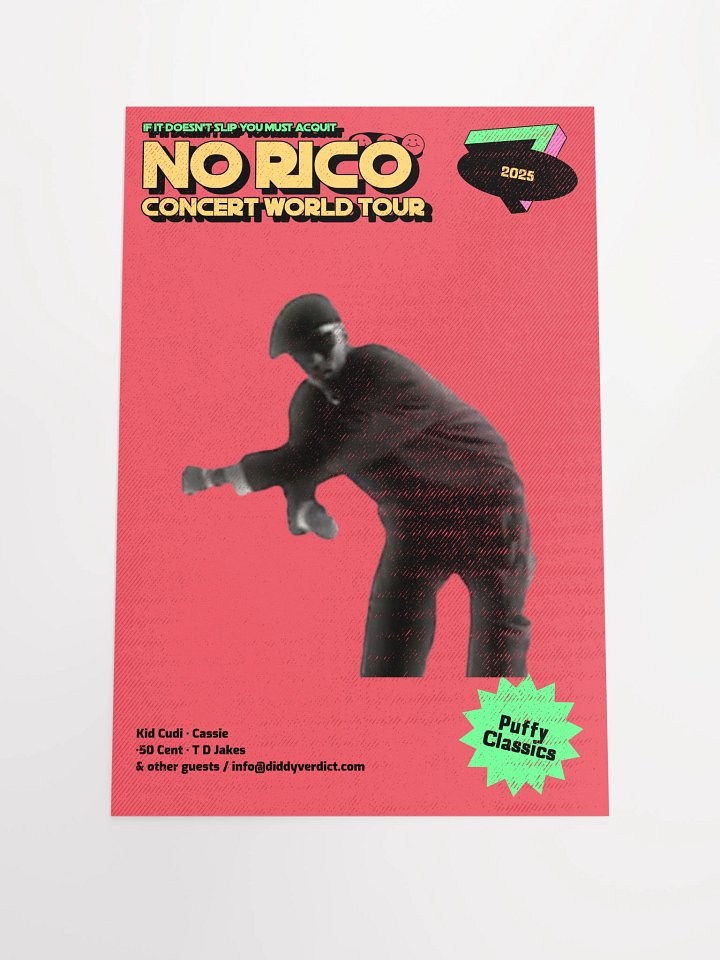 No Rico Concert Tour Pooster product image (1)