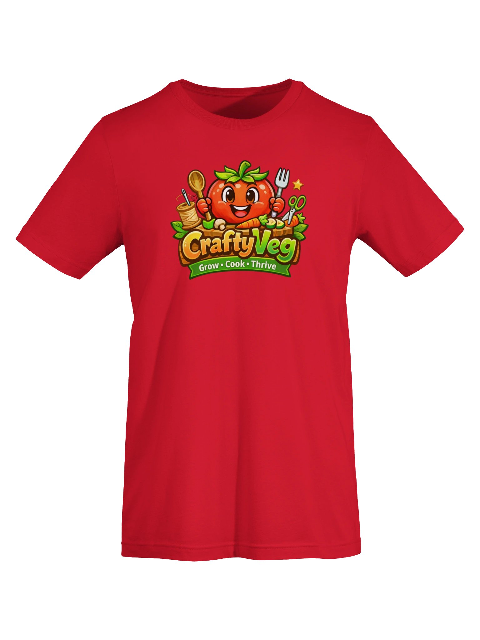 CraftyVeg Unisex White T-Shirt product image (6)