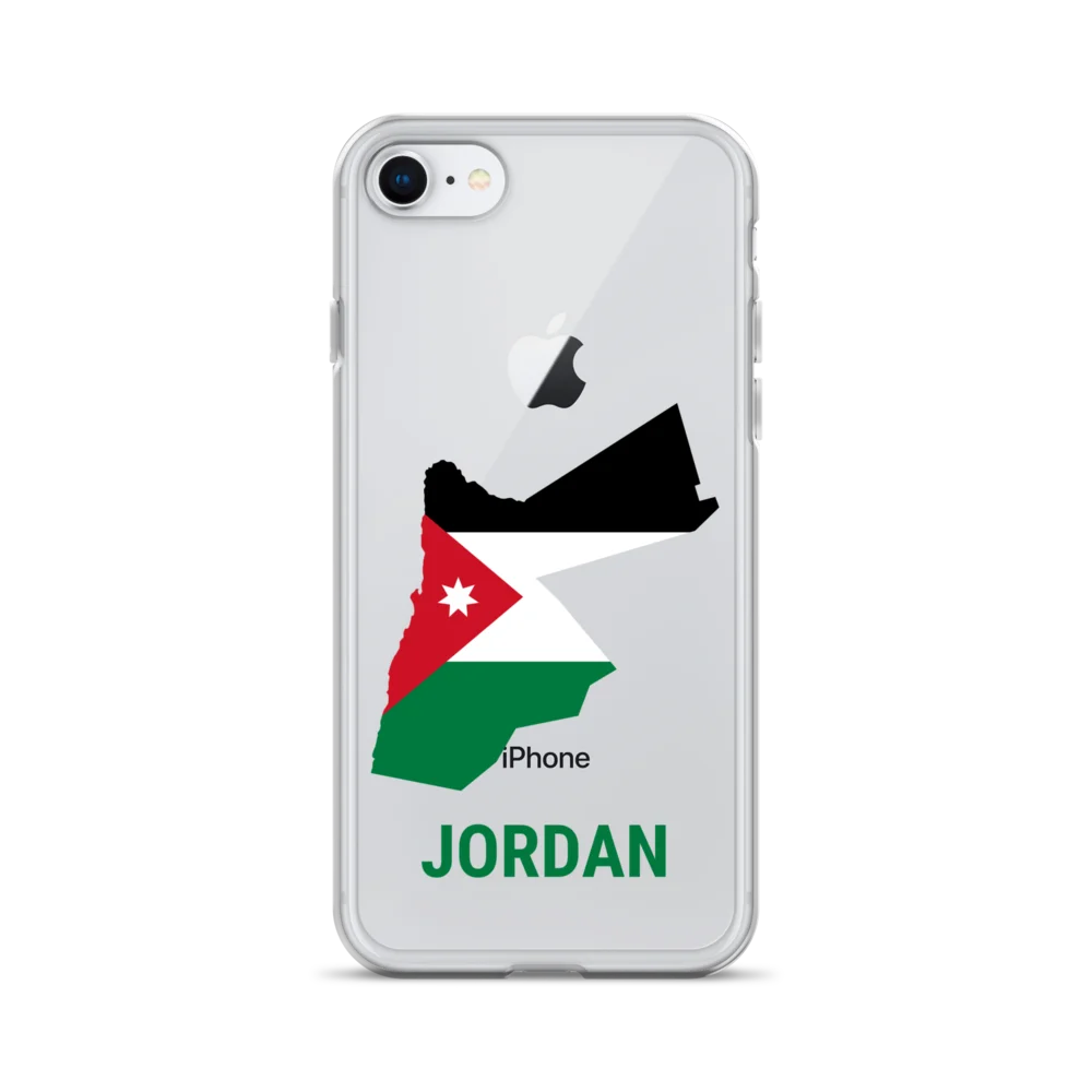 Jordan 2026 World Cup Flag iPhone Tough Case - Jordan Soccer Phone Cover - Dual Layer Protective Case product image (1)
