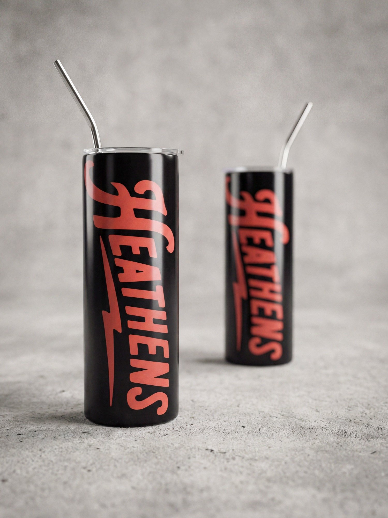 Heathens Scarlet Logo Steel Tumbler product image (1)