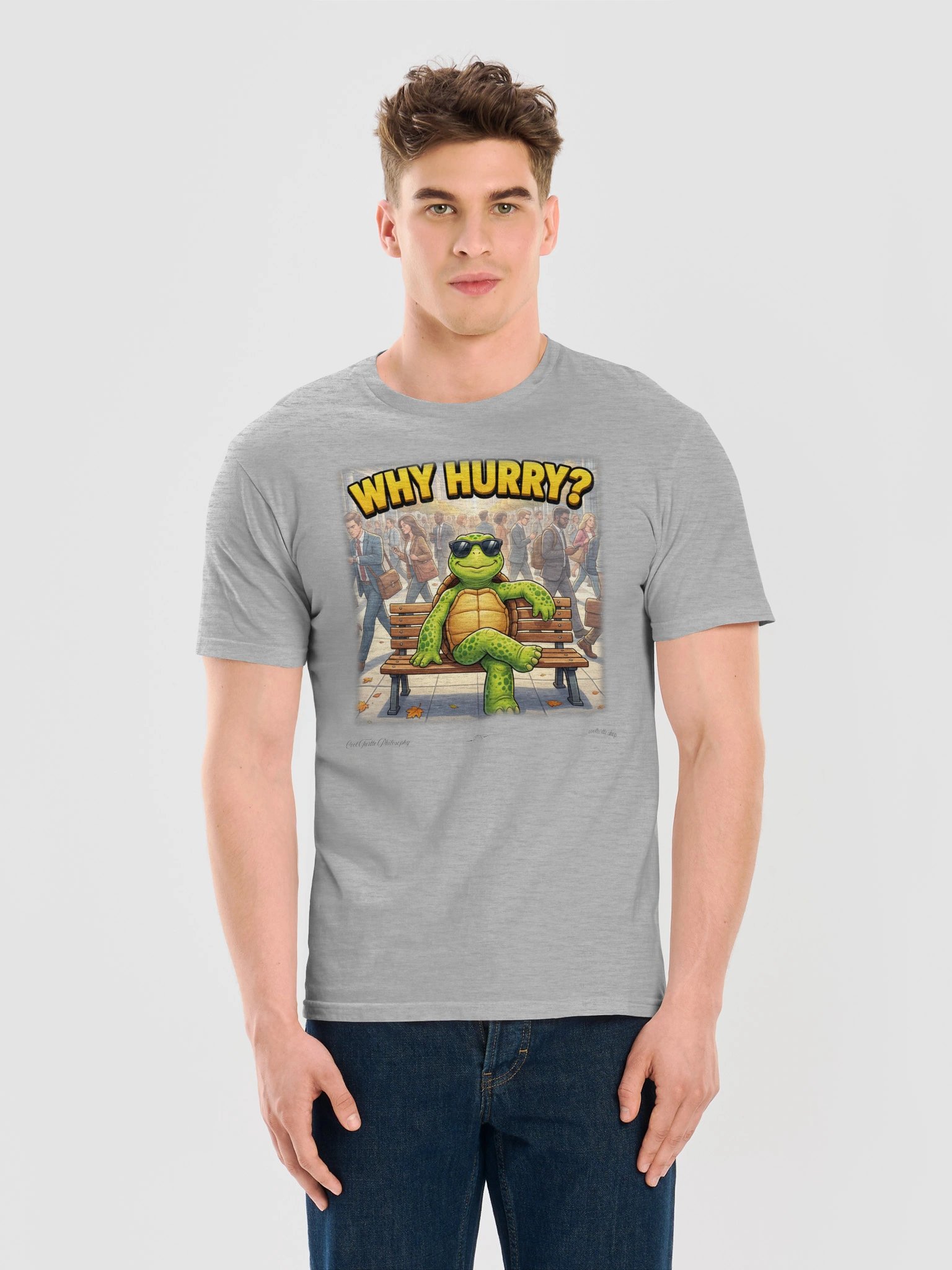 WHY HURRY? — Gildan 64000 Softstyle T-Shirt product image (2)