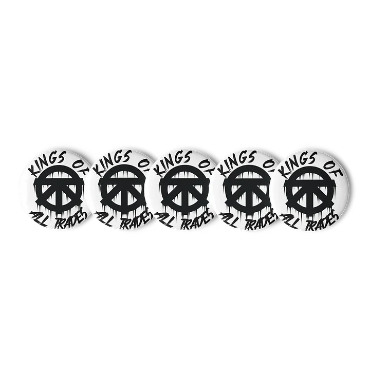 KINGS OF ALL Trades Pin Button Set product image (1)