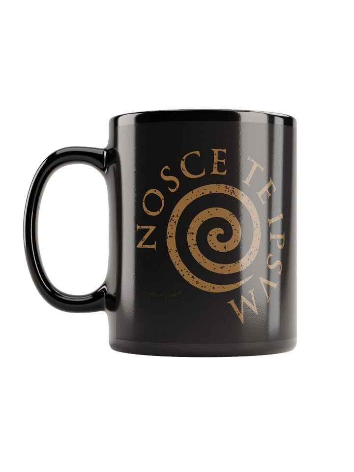 Frank Santo & The Visionmakers — "Nosce Te Ipsum" Mug · Black product image (2)