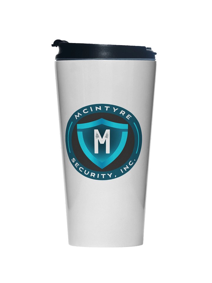 15 oz. Stainless Steel Travel Mug - McIntyre Security, Inc. Logo product image (1)