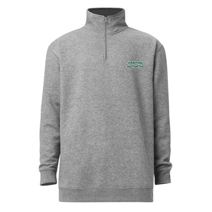 HABITUAL INSTIGATOR (kelly bubble design) embroidered quarter zip product image (7)