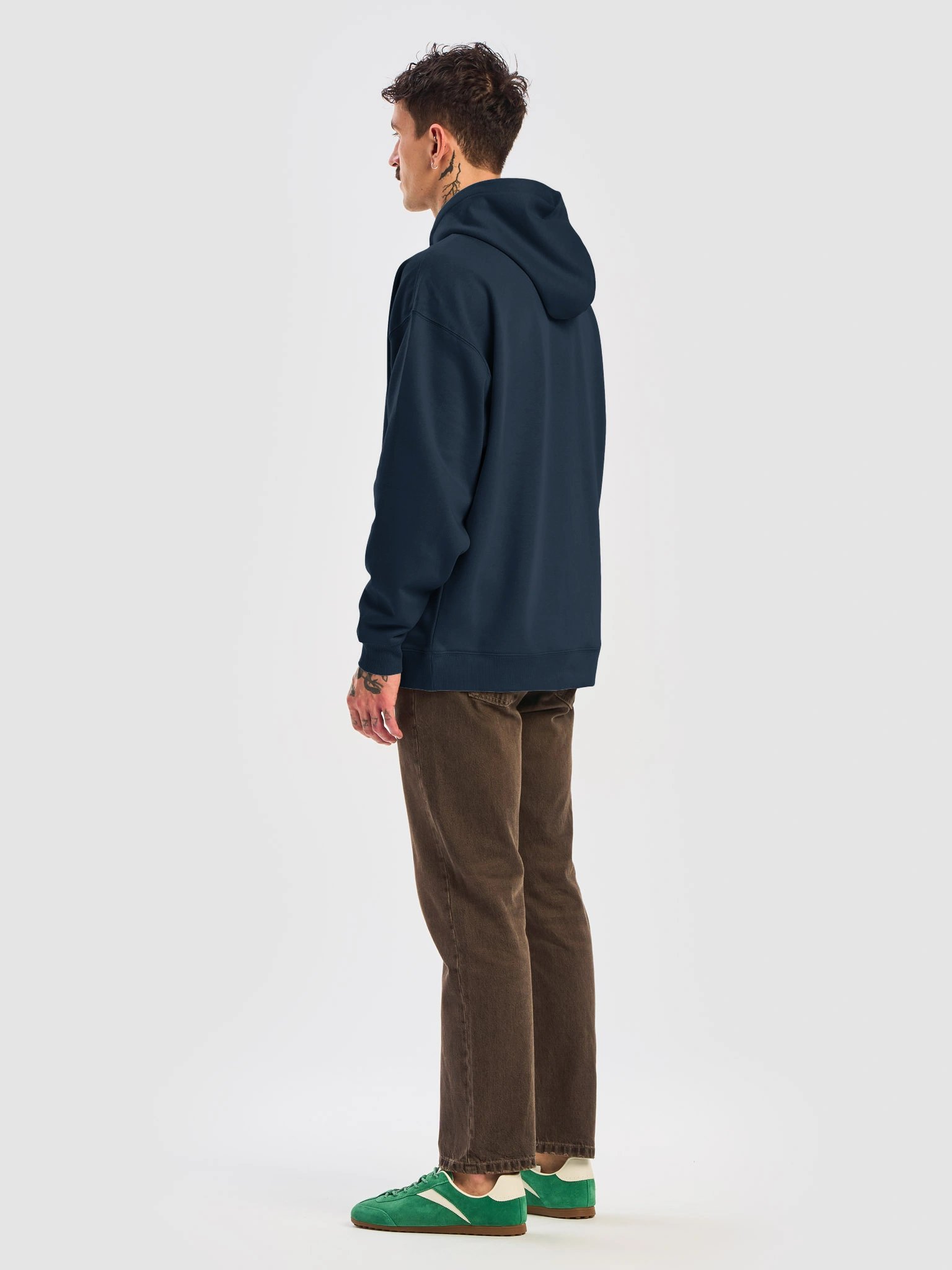 ECO-Friendly & Organic Premium Quality Stanley/Stella-Unisex Relaxed Hoodie with small TRAILSAPIENS LOGO product image (8)
