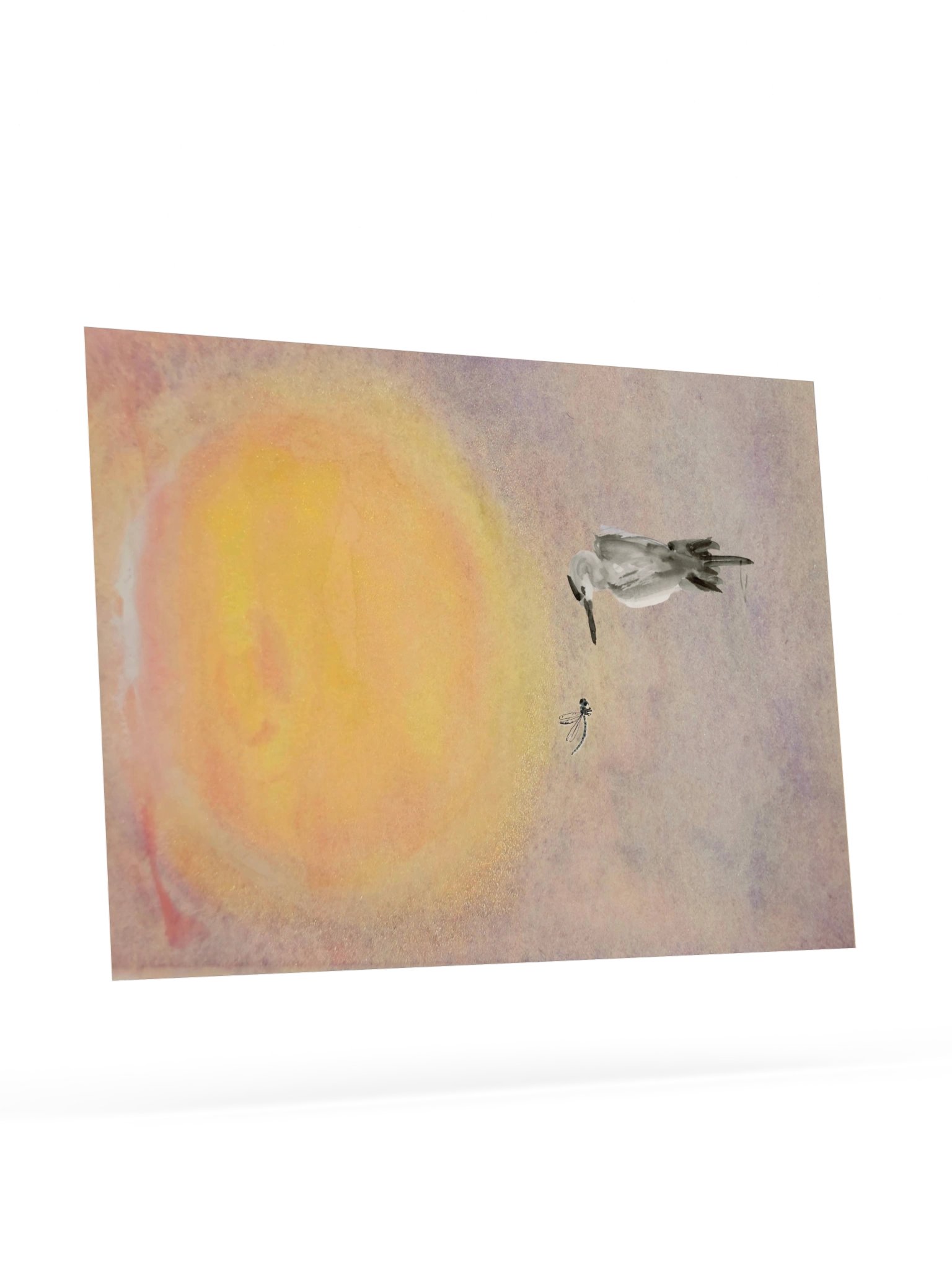 Sun, Bird And Dragonfly Print product image (61)