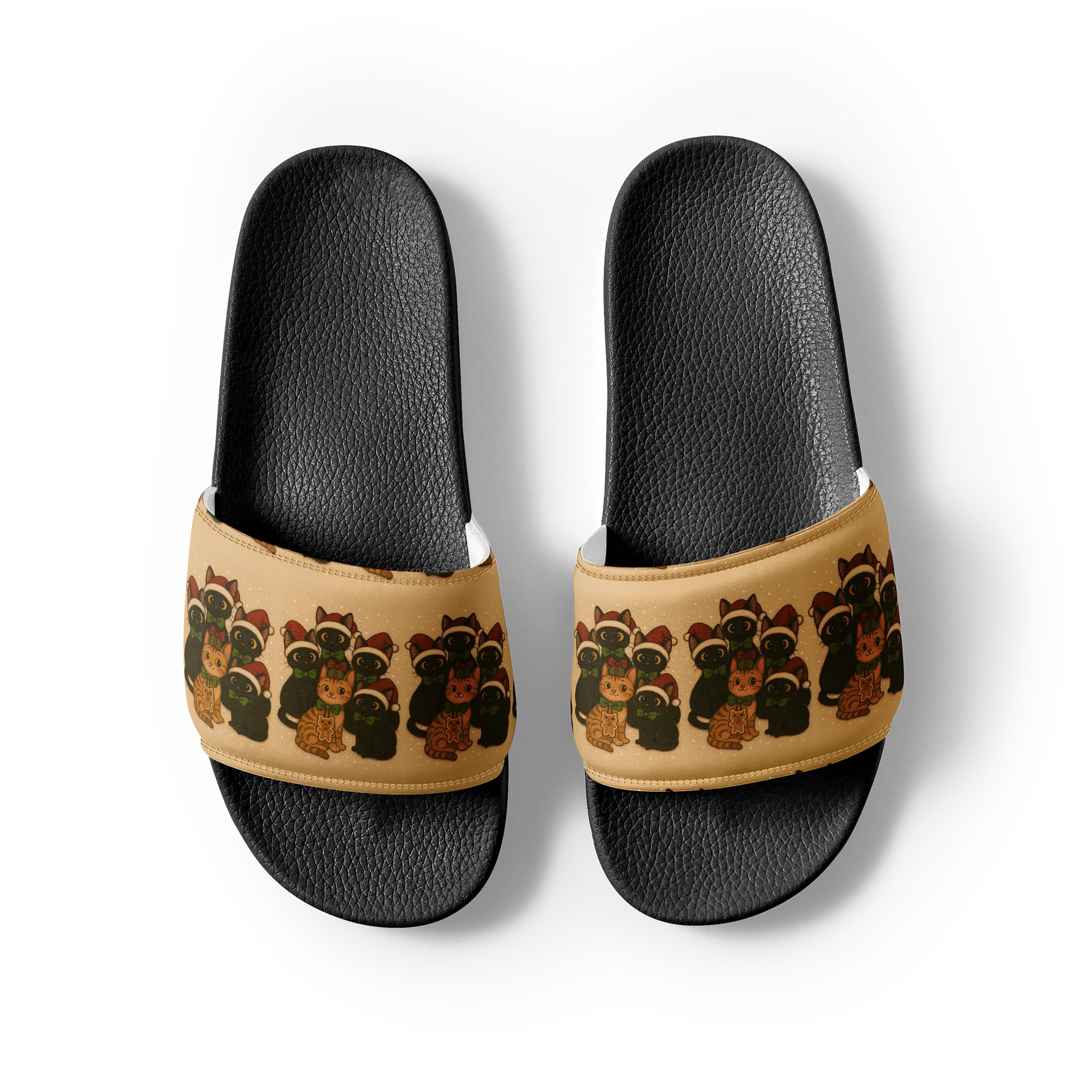 Cat brigade winter Men's Slides product image (4)