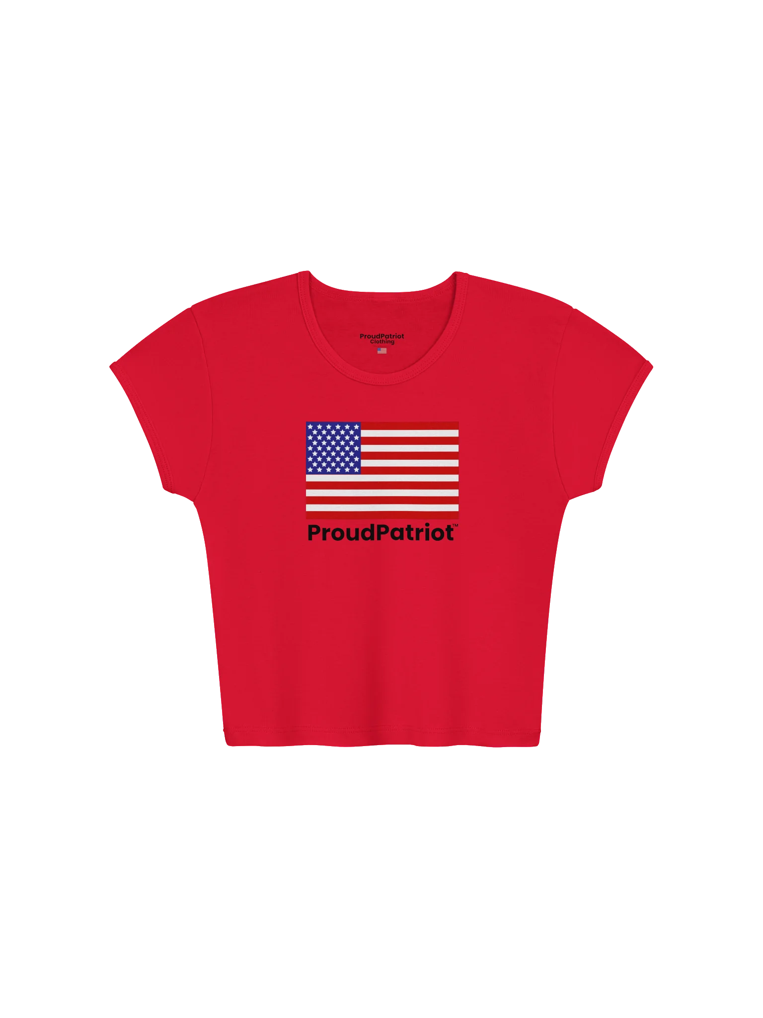 Women's Proud Ribbed Baby Tee Crop Top product image (5)