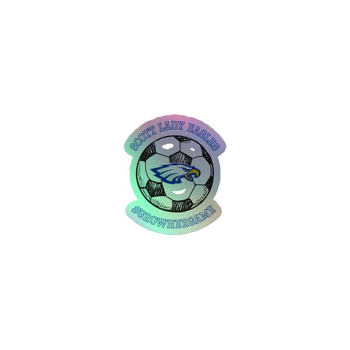 Eagle Emblem Holographic Soccer Stickers product image (1)