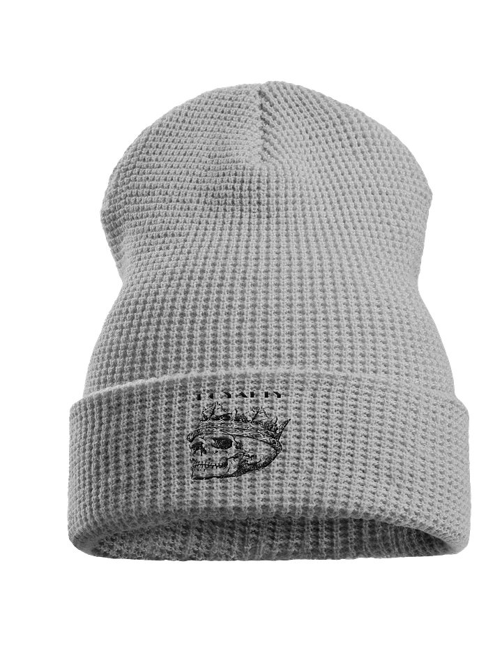 Royalty Series Black Print Beanie product image (2)