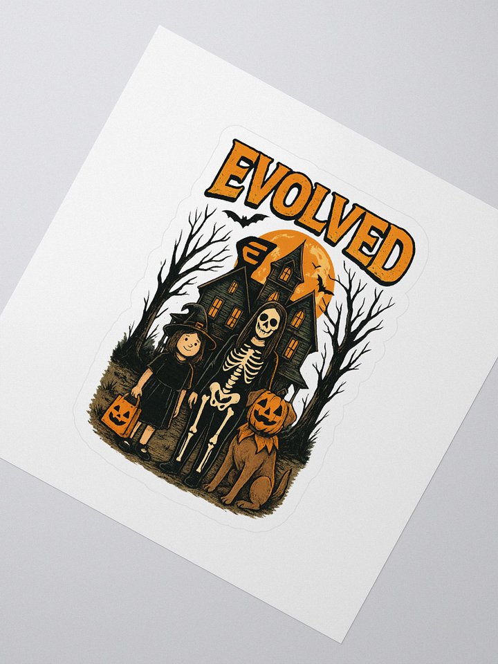 Spooky Evolved Halloween Kiss Cut Stickers product image (2)