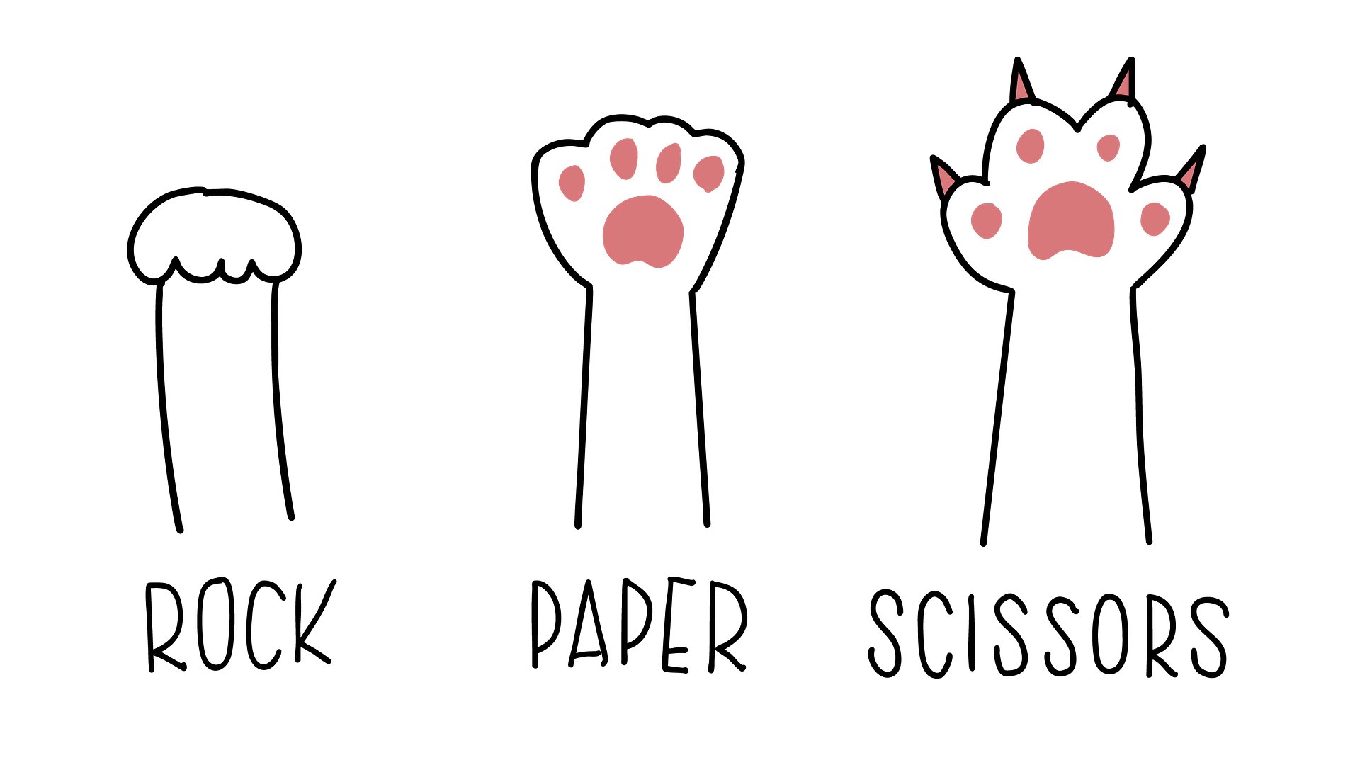 Rock Paper Scissors Magnet product image (1)