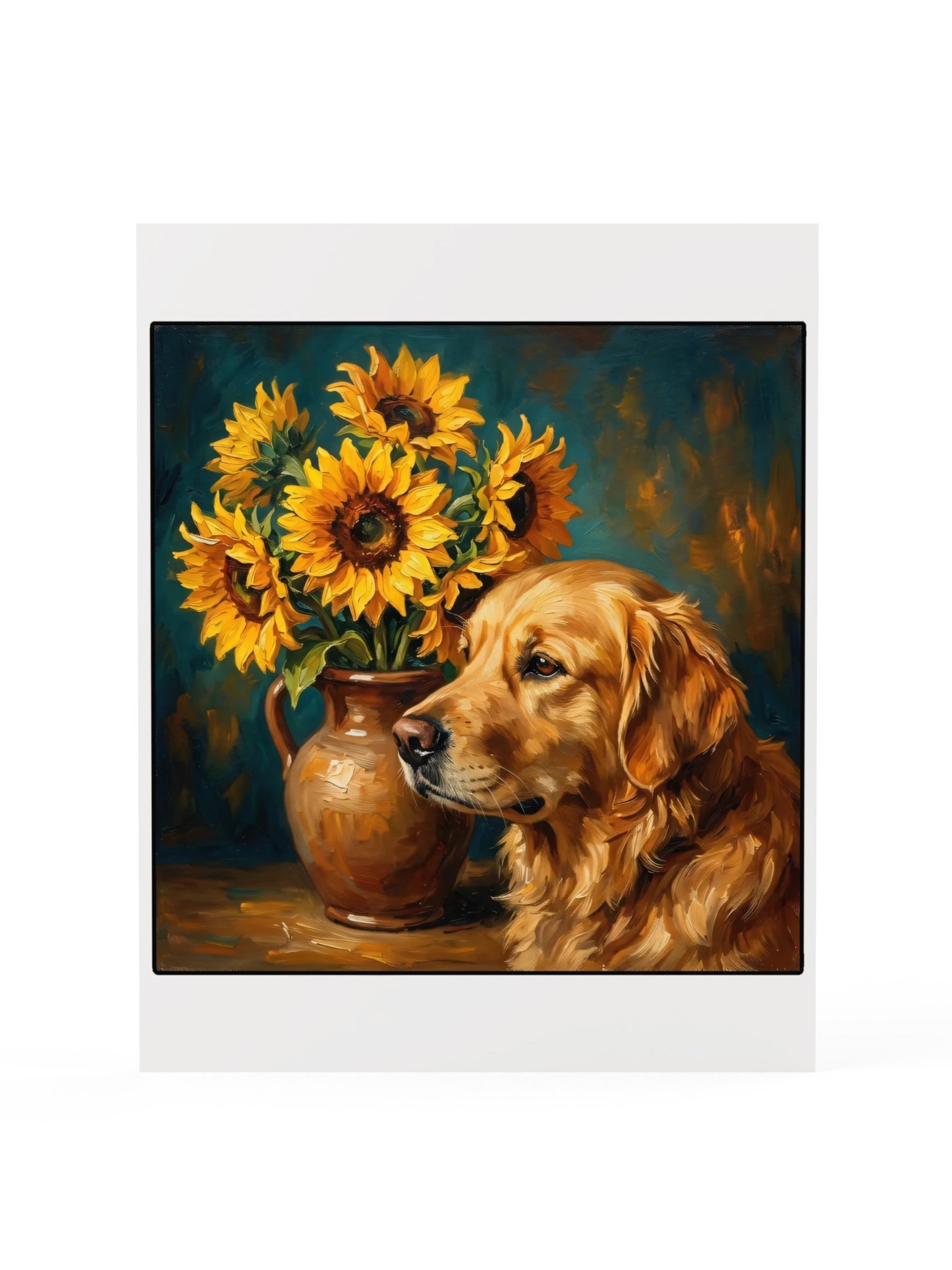 Sunflowers Golden Poster product image (15)