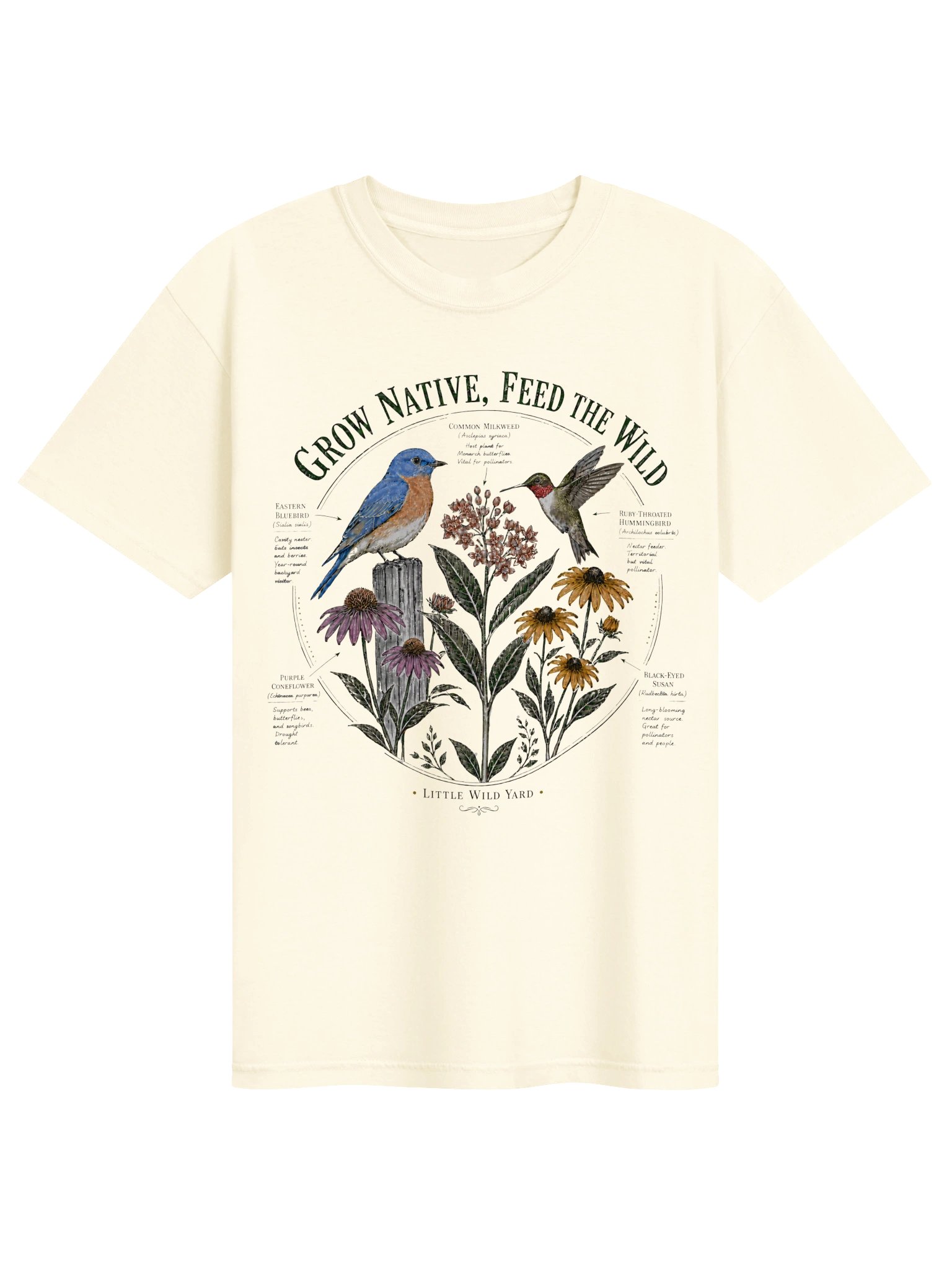 Grow Native, Feed the Wild T-shirt product image (4)