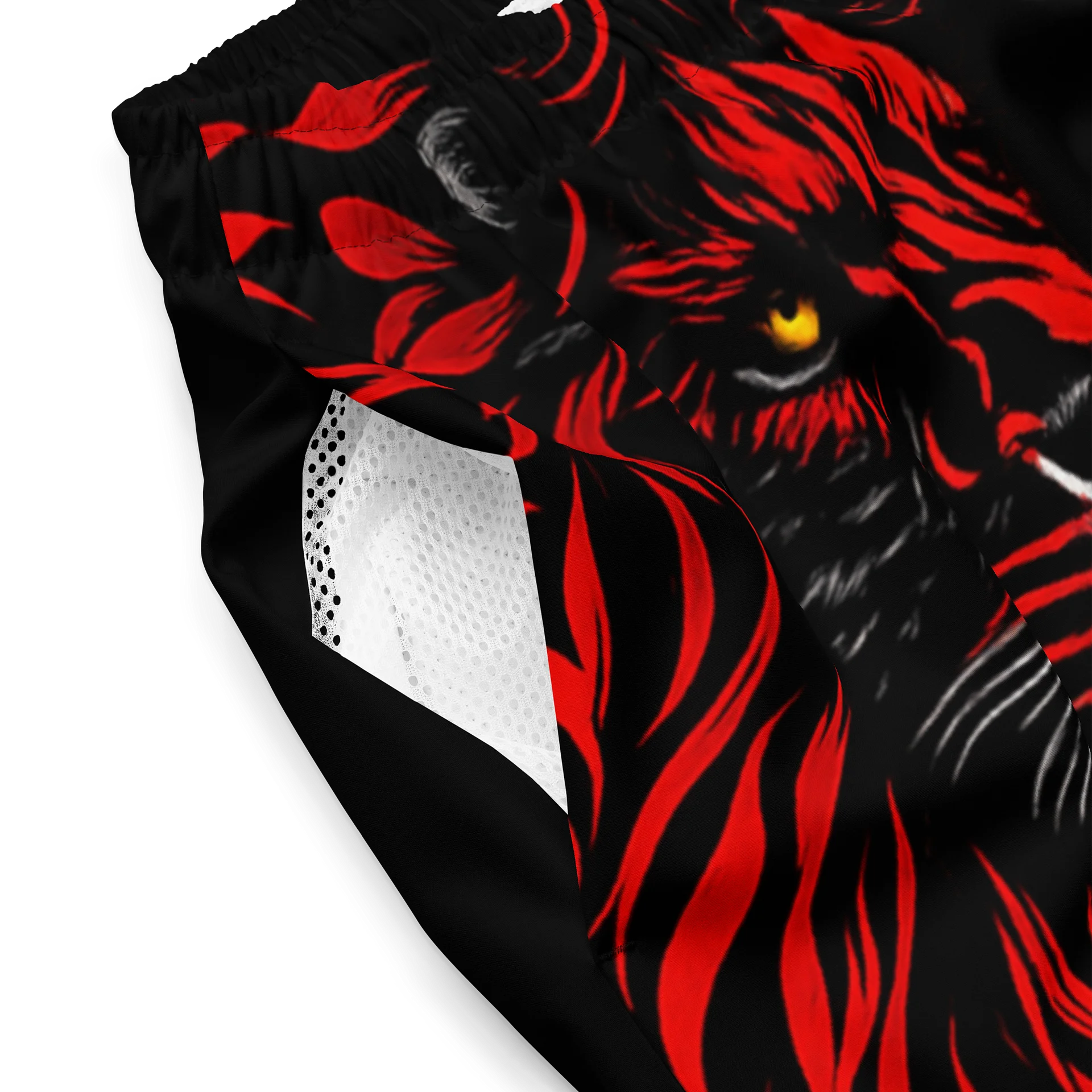 Red Mane Lion Swim Trunks product image (3)