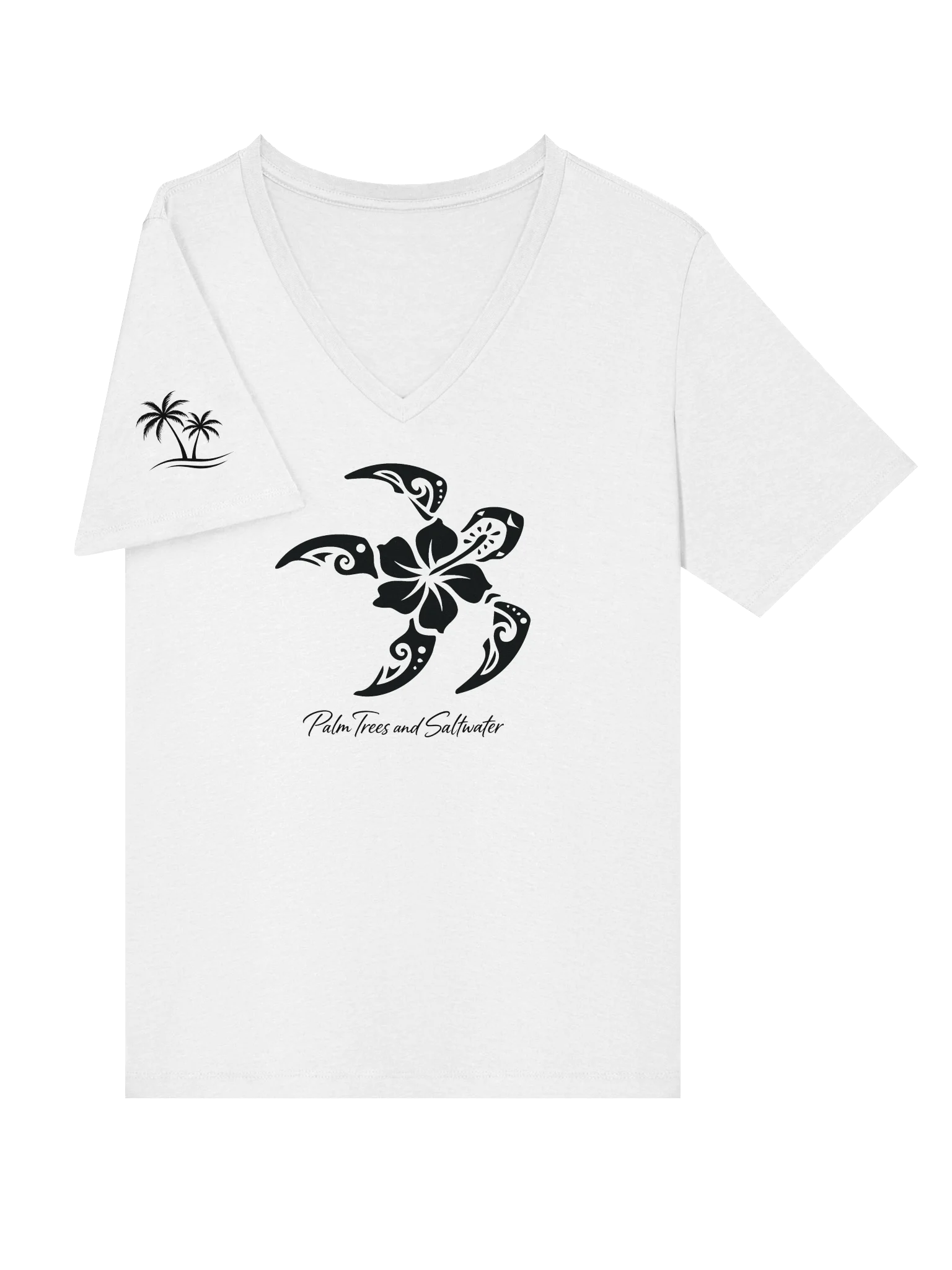 The Hibiscus Honu V-Neck product image (6)