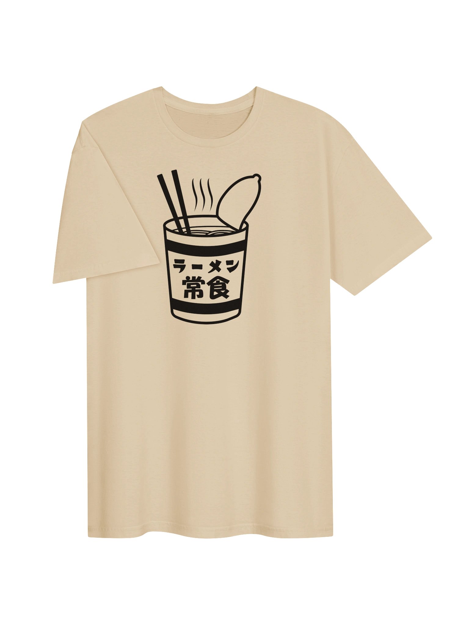 Ramen, Daily Food (Black Print) - Unisex Adult Super Soft Lightweight T-shirt product image (2)