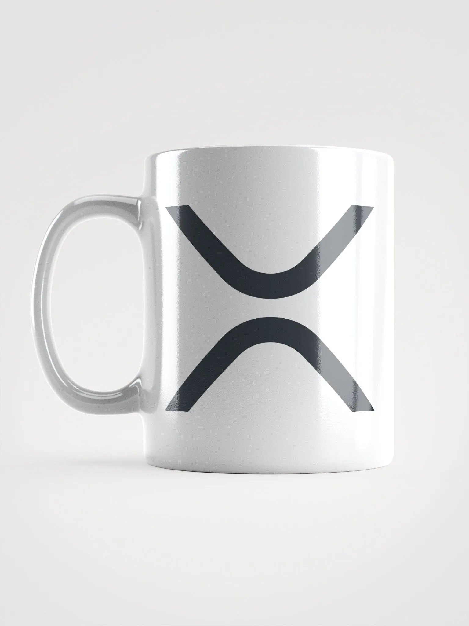 XRP Logo White Glossy Mug product image (6)