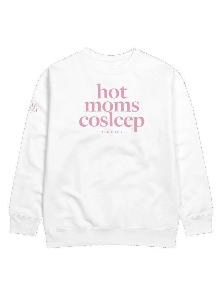 Hot Moms Cosleep Crewneck - White product image (1)