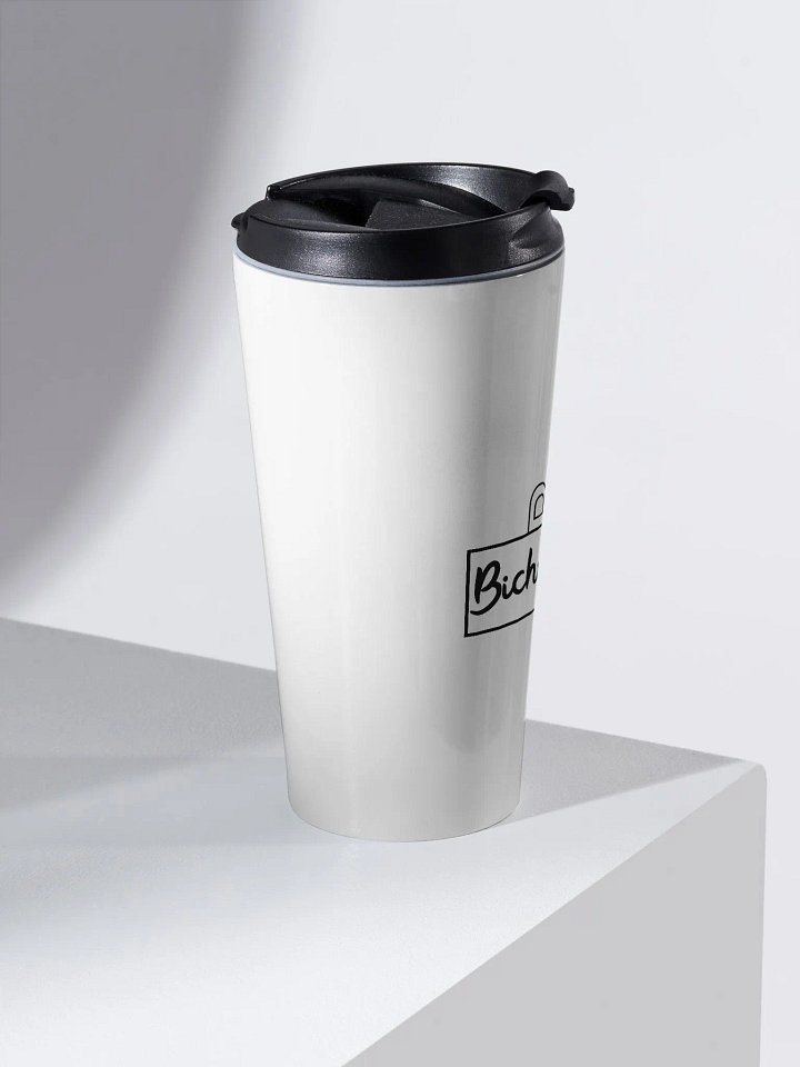 Mug de transport Bichonista (Logo noir) product image (2)