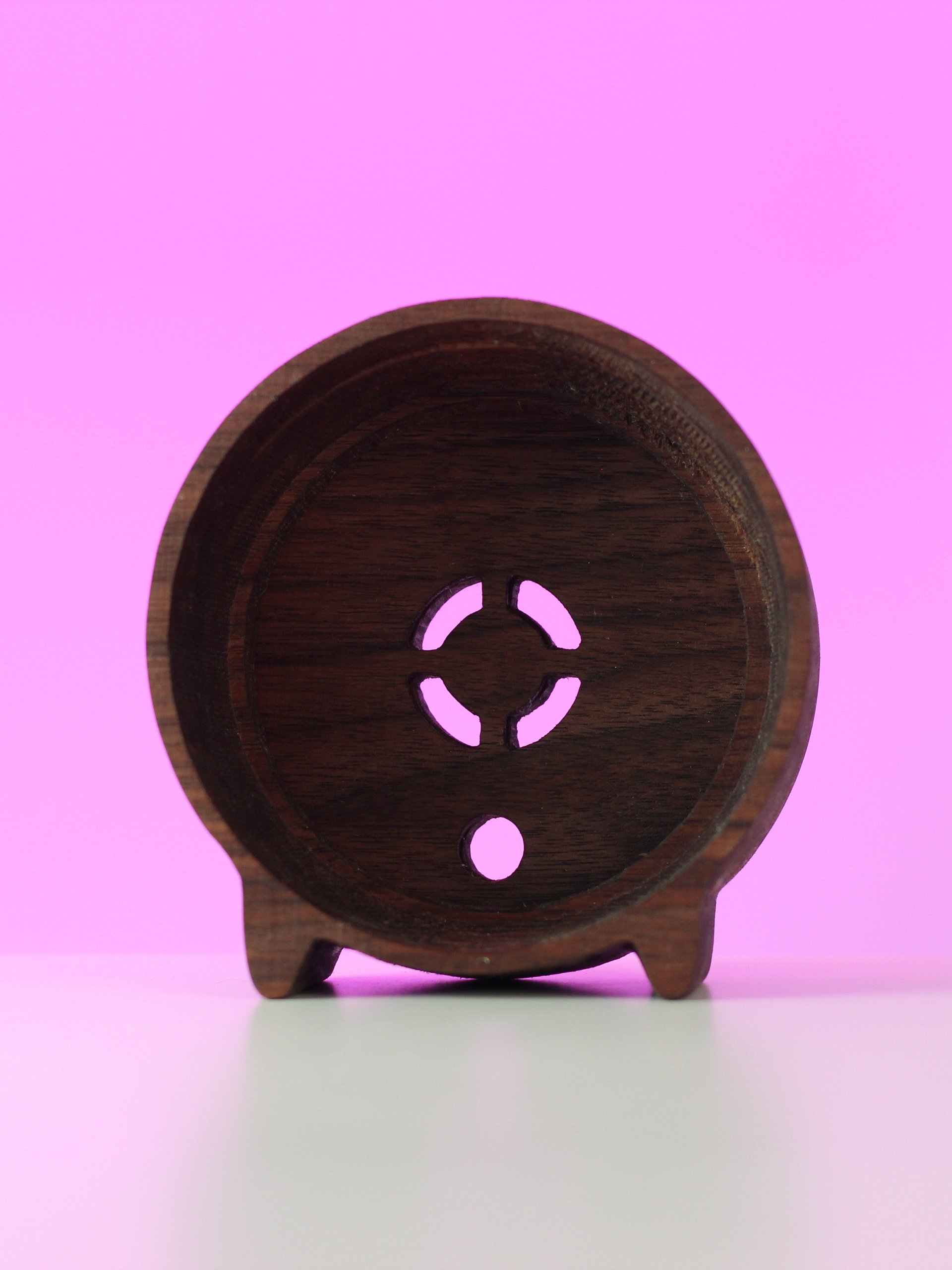 Round Weather Clock — Classic Wood Case Only product image (1)
