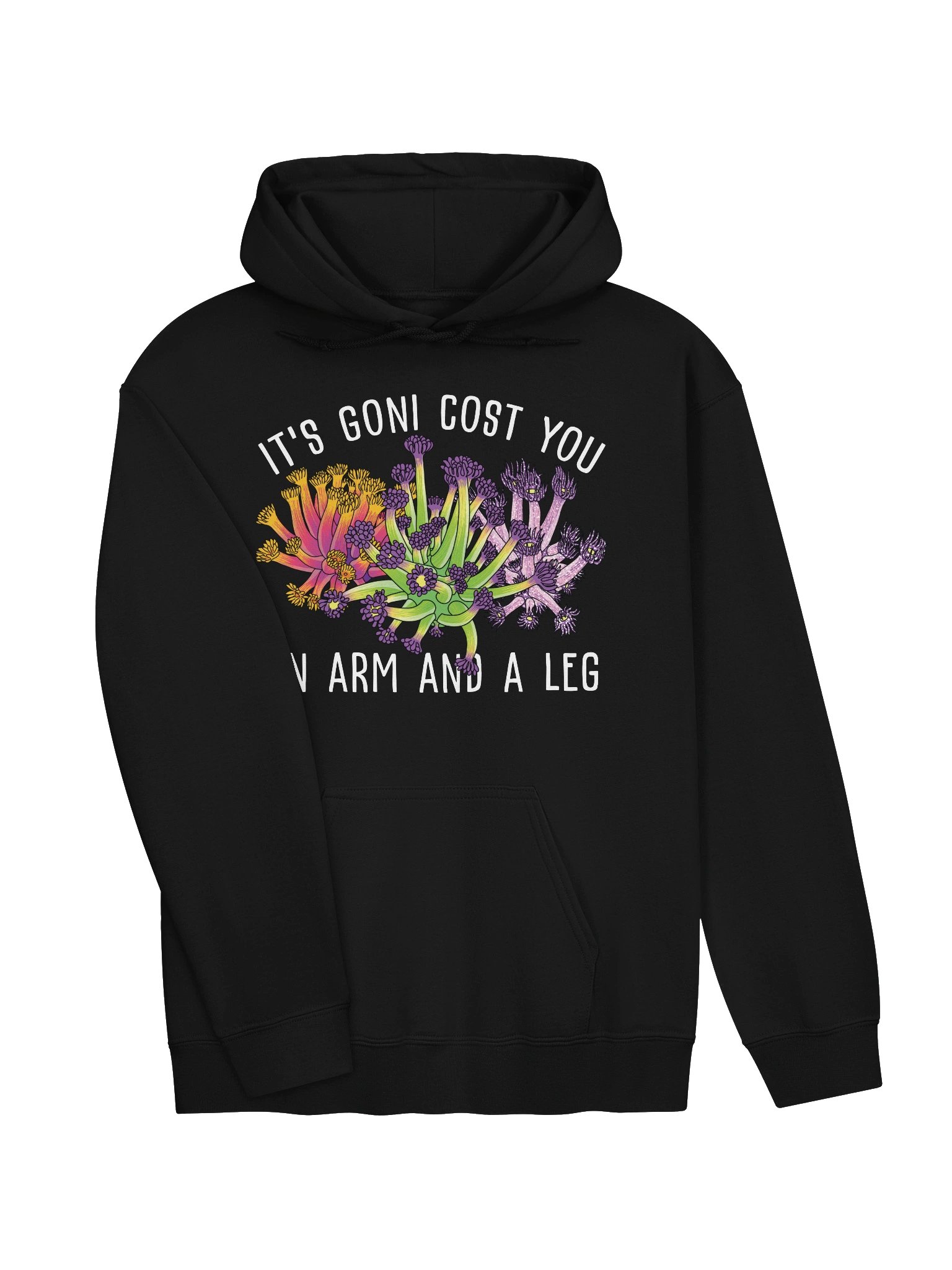 It's Goni Cost You an Arm and a Leg Goniopora Hoodie for Reef Aquarium Lovers product image (15)
