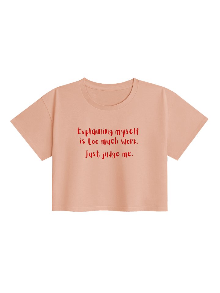 Judge me crop top product image (1)