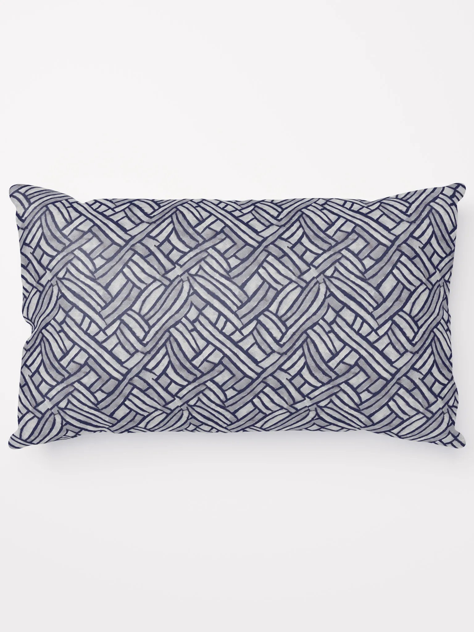 Grey Rectangles Pillow product image (13)