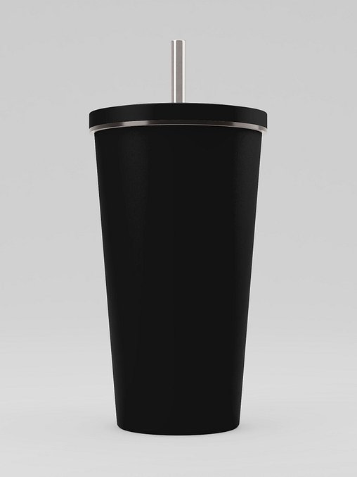 Photo showing Insulated Tumbler with a Straw