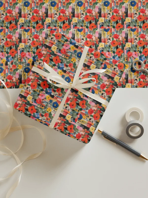 Symmetry in Color: Abstract Wrapping Paper Set product image (3)