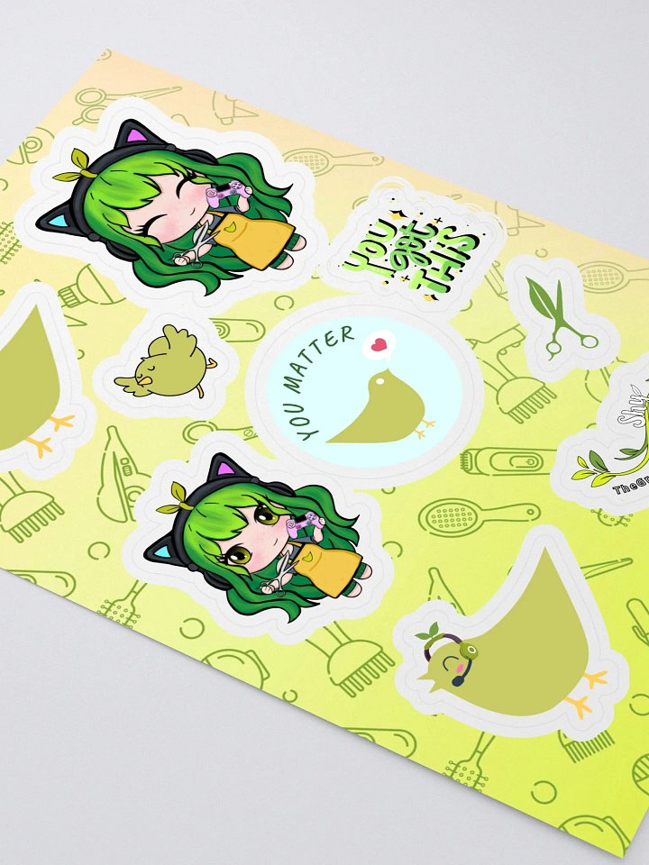 Green Sticker Sheet product image (2)