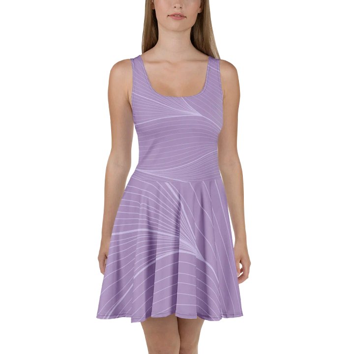 Swirling Lavender Dream Skater Dress product image (2)